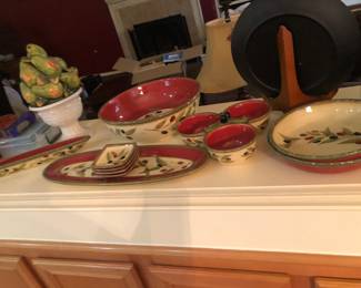 Italian Serving Dish Set