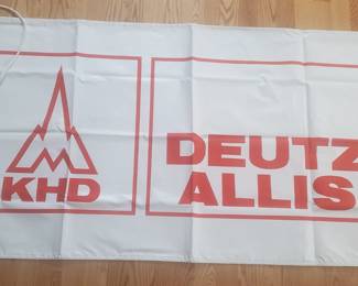 DEUTZ ALLIS - KHD Heavy Vinyl Banner Sign Tractor