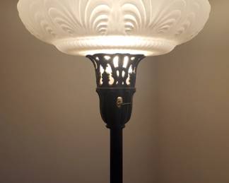 Contemporary Art Nouveau Torchiere Floor Lamp