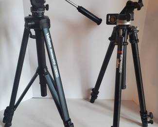 2 Tripods Velbon Stratos470 & Bogen 3205 Models