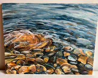 MA WELLS Original Oil Painting Duluth MN