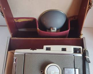 Vintage Polaroid Camera Model 800 with Flash