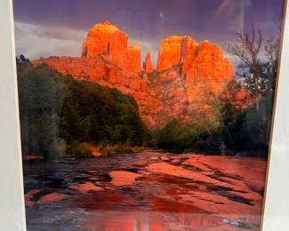 Signed Original Photo CATHEDRAL ROCK AZ Framed