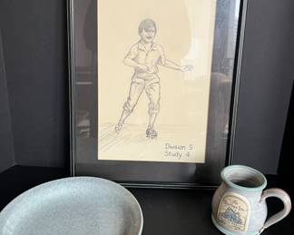 Vintage Study Drawing & Studio Pottery Deneen