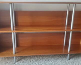 Blu Dot Modern Display Bookcase w/ Steel Legs 