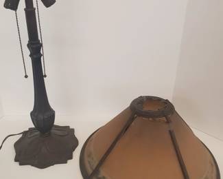 Antique BRADLEY HUBBARD 2 Socket Lamp 