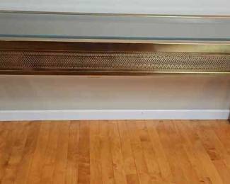 Contemporary Brass Console Table