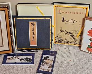 Chinese Stamps And Artwork