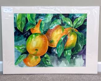 Original Painting Of Oranges