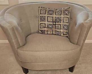 Contemporary Armchair And Pillow