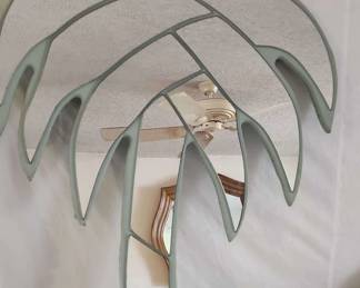 Large Palm Tree Dolphin Mirrors