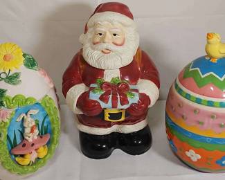 Three Really Cool Ceramic Holiday Cookie Jars