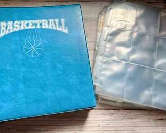 1990s Basketball NBA Card Binder Album w Extra Sleeves