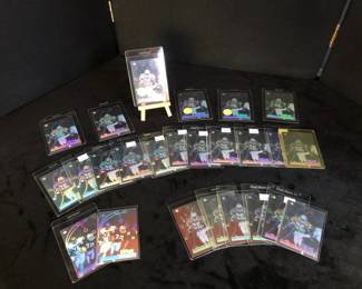 Bobby Humphrey And Marcus Allen Holographic Football Cards