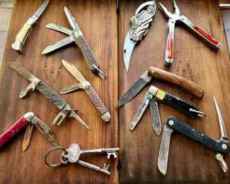 Grandpas Pocket Knife Collection