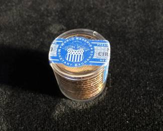 Twelve John Adams Uncirculated Copper Dollar Coins