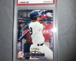 PSA 9 1996 Pacific Crown Cllection Derek Jeter Baseball Card