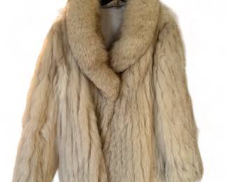 Fox Fur Jacket With Pockets