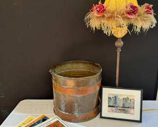 Copper Pot With Decor