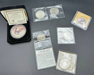 Colored Silver Coins