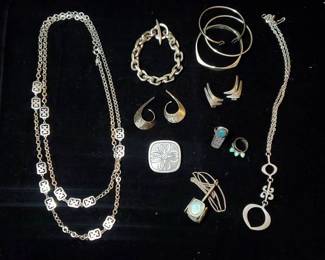 Modernist Scandinavian Pewter Sterling