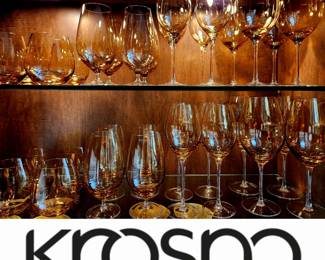 Made in Poland, 32 pcs KROSNO Crystal Stemware Service for 8 $185 or bid #95