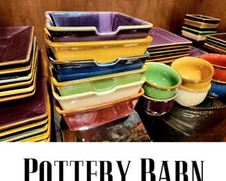 52-pcs POTTERY BARN Dinnerware bid #94