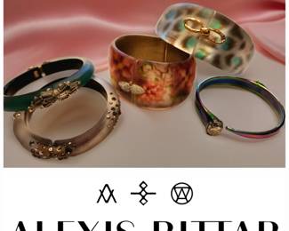 ALEXIS BITTAR Hinged Lucite Bracelets