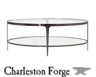 The Brando Two-Tier Cocktail Table by Charleston Forge bid #24