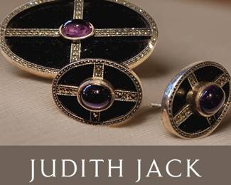 JUDITH JACK Sterling set $115 or bid #56