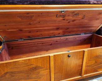 Custom Upholstered LANE Cedar Chest $215 or bid #104