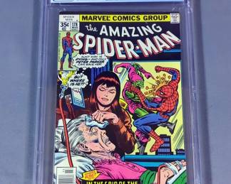 The Amazing Spider-Man #178, CGC Graded 7.5
