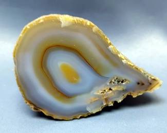 Natural Agate Polished Geode, 3.5"