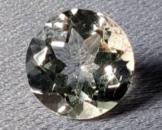 Prasiolite Green Amethyst, Cut And Polished Loose Gemstone, Approx 9mm
