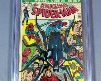 The Amazing Spider-Man Comic Book #105, CGC Graded 8.5
