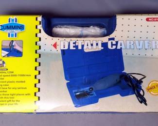 Cummins Detail Carver, Model 6109, In Hard Sided Carry Case
