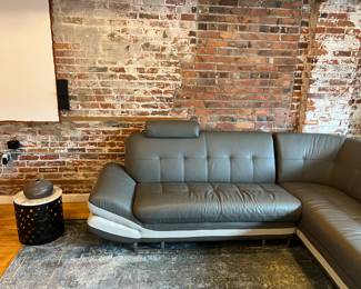 Gorgeous modern leather sectional 
Retails for $2200
$980 OBO 

BUY NOW by phone $700