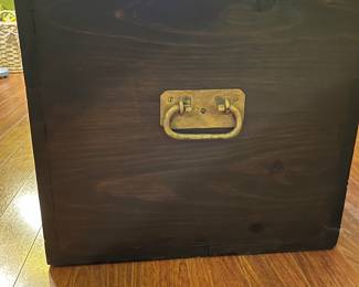 Antique pine chest 
