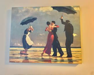 $40 - "Dancing in the Rain "print - 26.75" H x 33" W