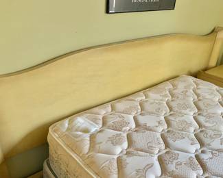 $350 - Vintage Robert Lewis king headboard - 38.25" H x 85.5" W