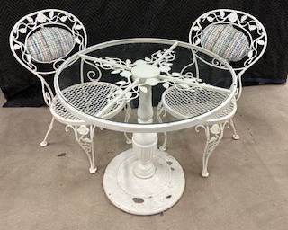 Woodard Chantilly Rose Patio Set