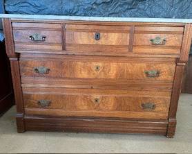 Marble top washstand
