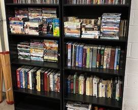 CD's, DVD's and books