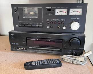Sankyo STD-1850 Cassette Deck
JVC RX-5060 Receiver