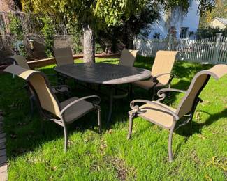 7pc Patio Table & Chairs
