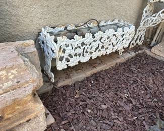 Victorian Cast Iron Planter Grape Vines #2

