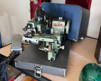 REX 708-2 Industrial BlindStitch Green Sewing Machine