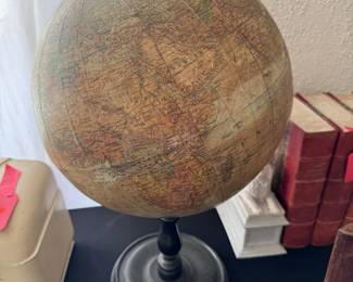 Antique German Globe Peter J Oestergaard Erdglobus
