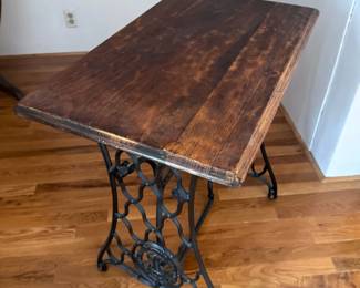 Antique Cast Iron Treadle Table
