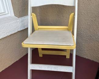 3pc Vintage Lawn Chairs Folding
